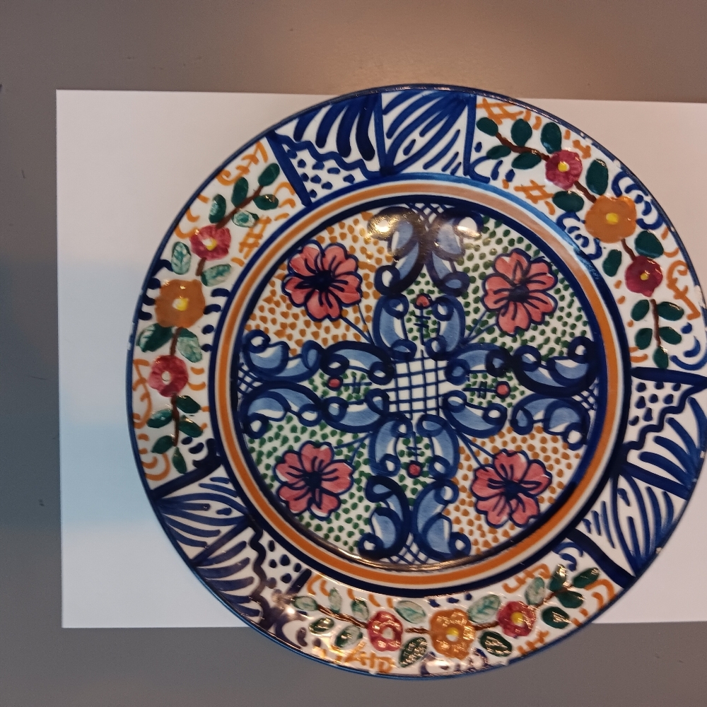 Collector signed plate from espana